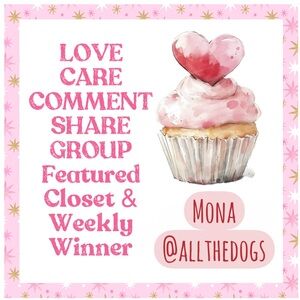 CONGRATS to Mona @allthedogs This weeks featured closet & weekly giveaway winner